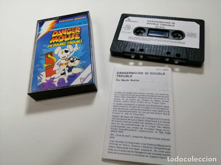 Videojuegos y consolas: DANGER MOUSE - JUEGO COMMODORE 64 C64 COMPLETO - CREATIVE SPARKS 1984 - EXCELENTE ESTADO - Foto 2