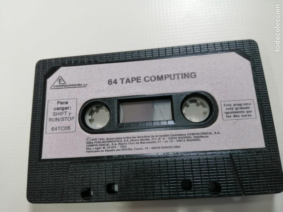 Videojuegos y consolas: TAPE COMPUTING - JUEGO COMMODORE 64 C64 COMPLETO - EXCELENTE ESTADO - Foto 3