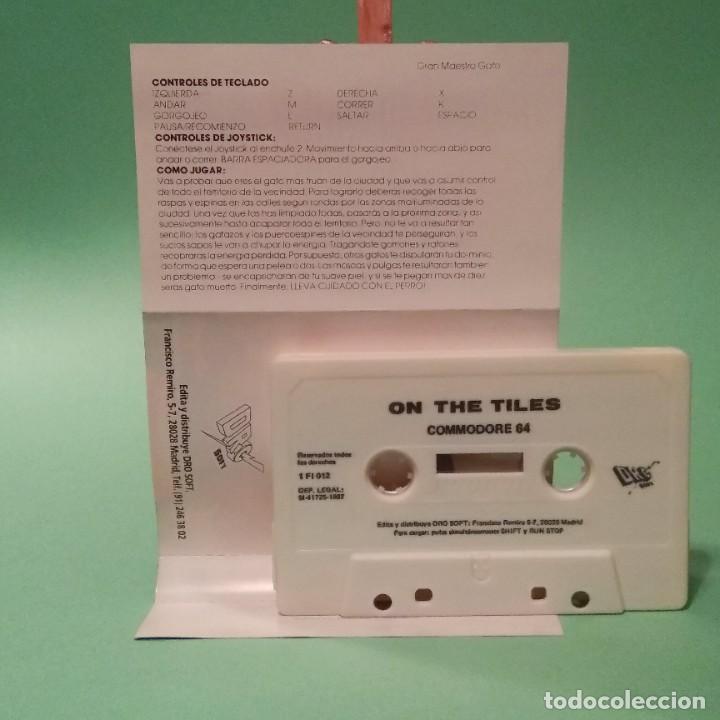 Videojuegos y consolas: ON THE TILES - JUEGO COMMODORE FIREBID CON MANUAL - Foto 2