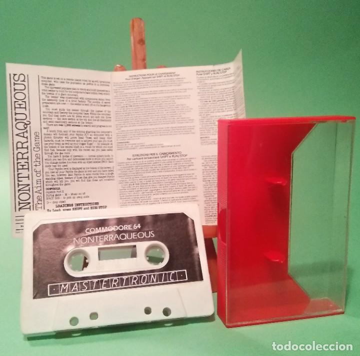 Videojuegos y consolas: MONTERRAQUEOUS - JUEGO COMMODORE MASTERTRONIC CON MANUAL - Foto 2