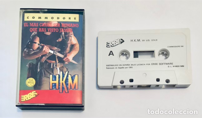 Videojuegos y consolas: HKM - HUMAN KILLING MACHINE - [US GOLD] 1989 - Erbe Software [Commodore 64 C64] - Foto 3