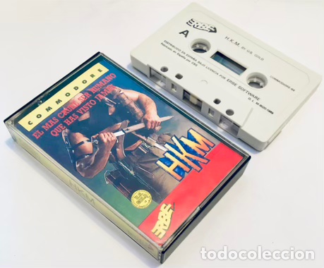 Videojuegos y consolas: HKM - HUMAN KILLING MACHINE - [US GOLD] 1989 - Erbe Software [Commodore 64 C64] - Foto 4
