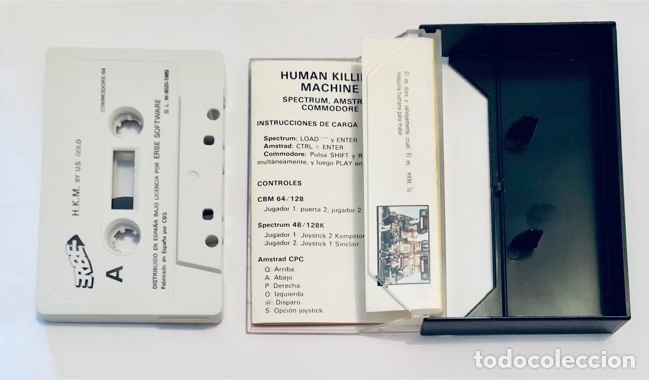 Videojuegos y consolas: HKM - HUMAN KILLING MACHINE - [US GOLD] 1989 - Erbe Software [Commodore 64 C64] - Foto 6