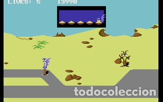 Videojuegos y consolas: Corre Caminos (Road Runner) [US Gold] 1987 - ATARI Games - Erbe Software [Commodore 64 C64] Coyote - Foto 13