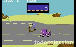 Videojuegos y consolas: Corre Caminos (Road Runner) [US Gold] 1987 - ATARI Games - Erbe Software [Commodore 64 C64] Coyote - Foto 16