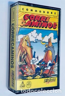 Videojuegos y consolas: Corre Caminos (Road Runner) [US Gold] 1987 - ATARI Games - Erbe Software [Commodore 64 C64] Coyote - Foto 1