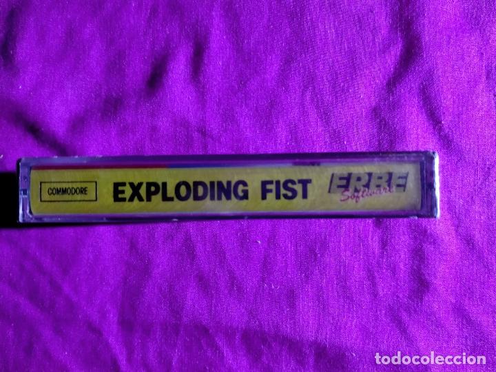 Videojuegos y consolas: EXPLODING FIST - CINTA CASETE JUEGO COMMODORE - PRECINTADA - Foto 3