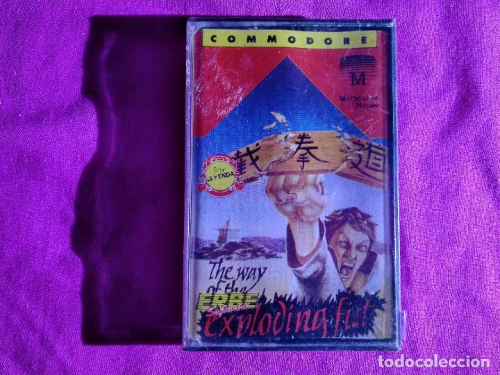 Videojuegos y consolas: EXPLODING FIST - CINTA CASETE JUEGO COMMODORE - PRECINTADA - Foto 1