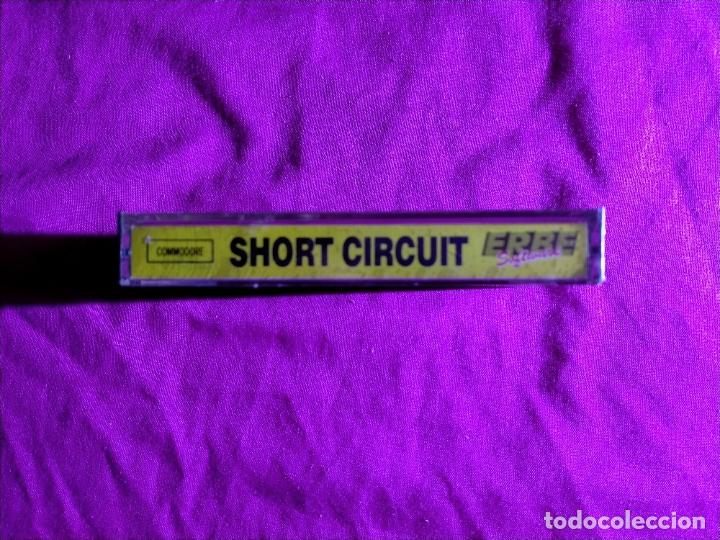 Videojuegos y consolas: SHORT CIRCUIT - CINTA CASETE JUEGO COMMODORE - PRECINTADA - Foto 3