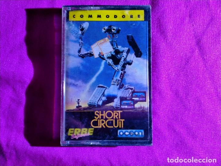 Videojuegos y consolas: SHORT CIRCUIT - CINTA CASETE JUEGO COMMODORE - PRECINTADA - Foto 1