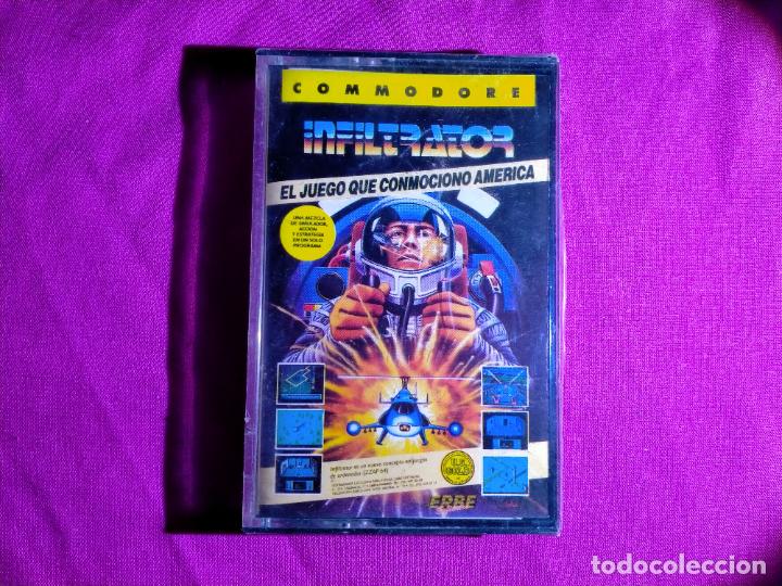 Videojuegos y consolas: INFILTRATOR - CINTA CASETE JUEGO COMMODORE - PRECINTADA - Foto 1