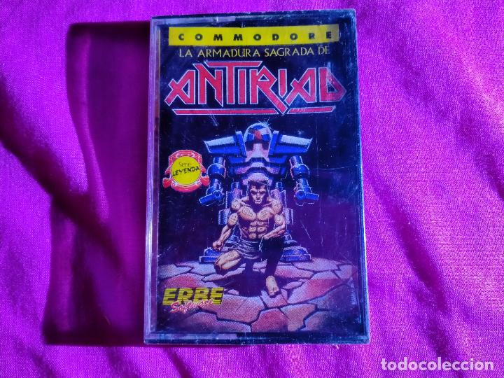 Videojuegos y consolas: ANTIRIAD - CINTA CASETE JUEGO COMMODORE - PRECINTADA - Foto 1