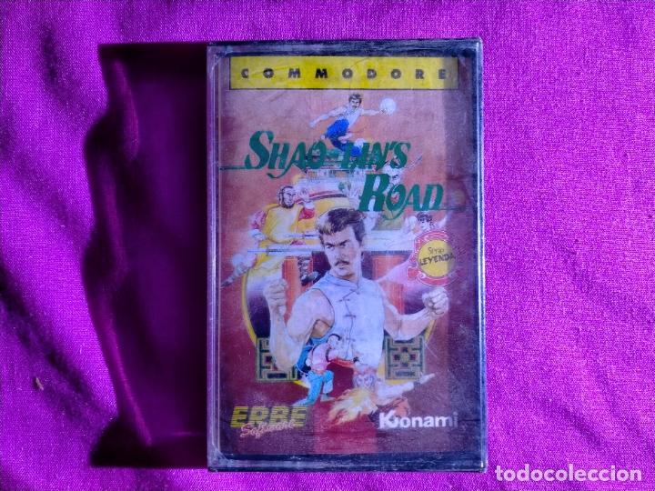 Videojuegos y consolas: SHAO-LINS ROAD - CINTA CASETE JUEGO COMMODORE - PRECINTADA - Foto 1