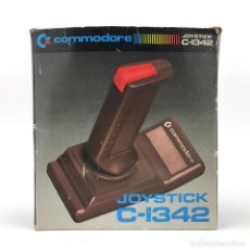 Videojuegos y Consolas: COMMODORE JOYSTICK C-1342 EN CAJA SIN PROBAR MANDO C64 PALANCA CONSOLA ORDENADOR VIDEOJUEGO VINTAGE