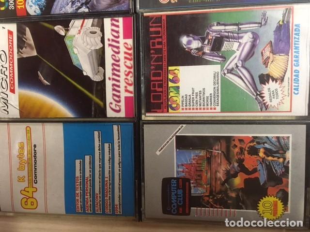 Videojuegos y consolas: Lote de 12 cintas cassette juegos y software COMMODORE - Foto 2