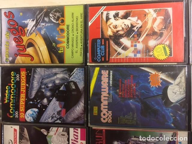 Videojuegos y consolas: Lote de 12 cintas cassette juegos y software COMMODORE - Foto 3