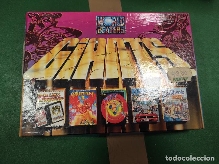 Videojuegos y consolas: Giants pack - California games rolling thunder Gauntlet - Commodore - Foto 1