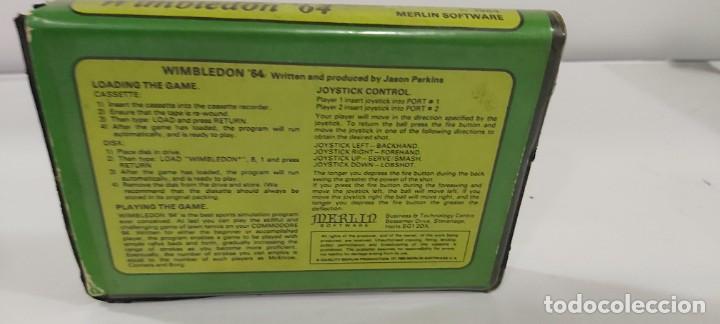 Videojuegos y consolas: ANTIGUO JUEGO PARA COMMODORE WIMBLEDON 64 - Foto 2