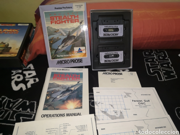 Videojuegos y consolas: Project Stealth Fighter Commodore 64 C64. - Foto 4