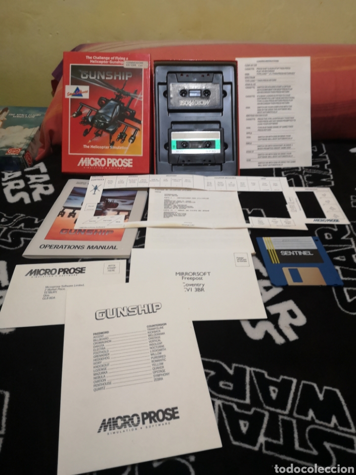 Videojuegos y consolas: Gunship Commodore 64 C64 128 - Foto 3