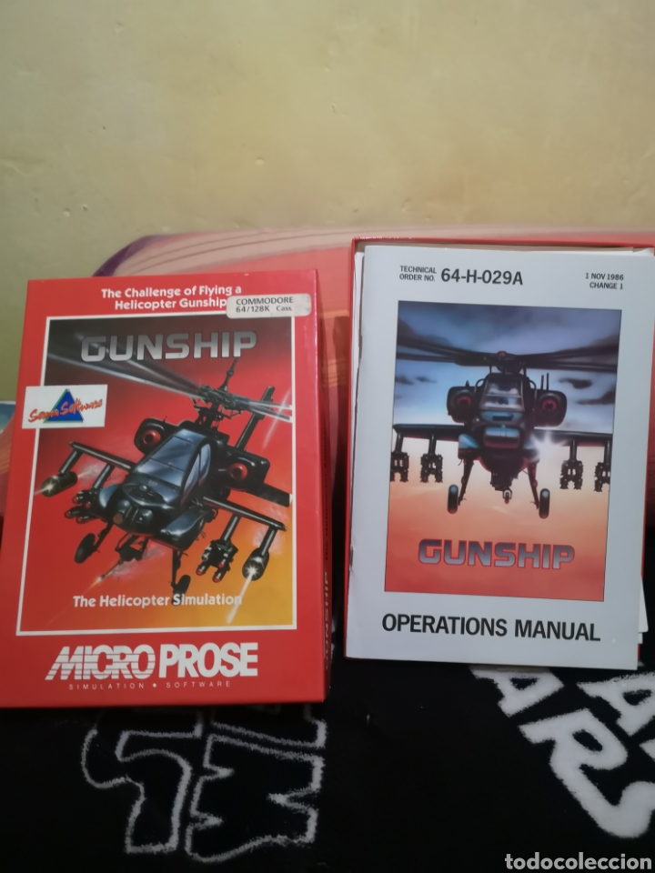 Videojuegos y consolas: Gunship Commodore 64 C64 128 - Foto 7