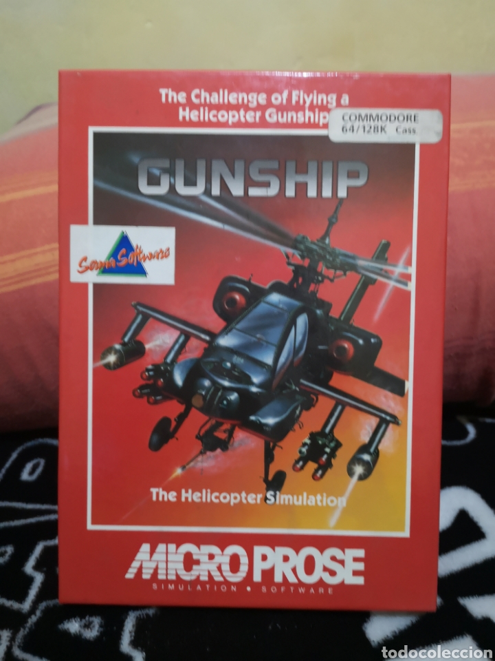 Videojuegos y consolas: Gunship Commodore 64 C64 128 - Foto 1