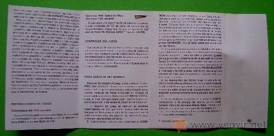 Videojuegos y consolas: SKY RUNNER CL&Aacute;SICO JUEGO CINTA DE CASSETTE PARA COMMODORE 64 / 128 - Foto 5