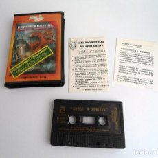 Videojuegos y Consolas: GHOSTS´N GOBLINS - JUEGO COMMODORE 64 C64 COMPLETO - ELITE ZAFIRO SOFTWARE 1986 - EXCELENTE ESTADO. Lote 232515780