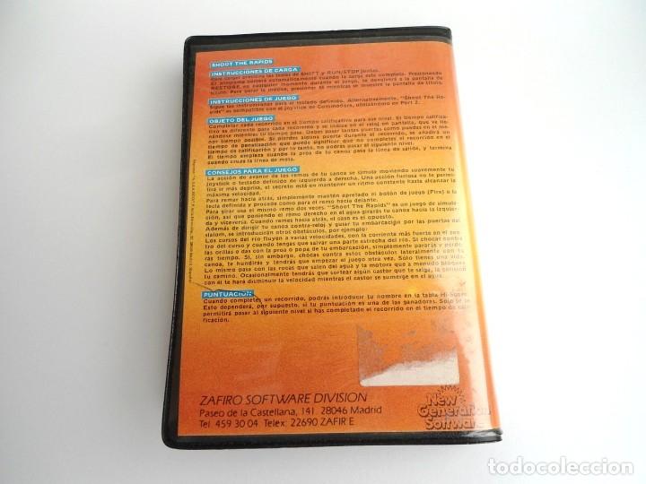 Videojuegos y consolas: SHOOT THE RAPIDS - JUEGO COMMODORE 64 C64 COMPLETO - NEW GENERATION ZAFIRO SOFTWARE 1985 - Foto 4