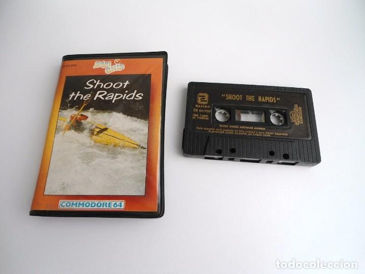 Videojuegos y consolas: SHOOT THE RAPIDS - JUEGO COMMODORE 64 C64 COMPLETO - NEW GENERATION ZAFIRO SOFTWARE 1985 - Foto 1