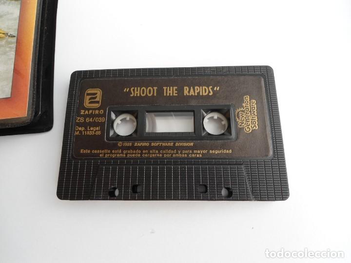 Videojuegos y consolas: SHOOT THE RAPIDS - JUEGO COMMODORE 64 C64 COMPLETO - NEW GENERATION ZAFIRO SOFTWARE 1985 - Foto 5