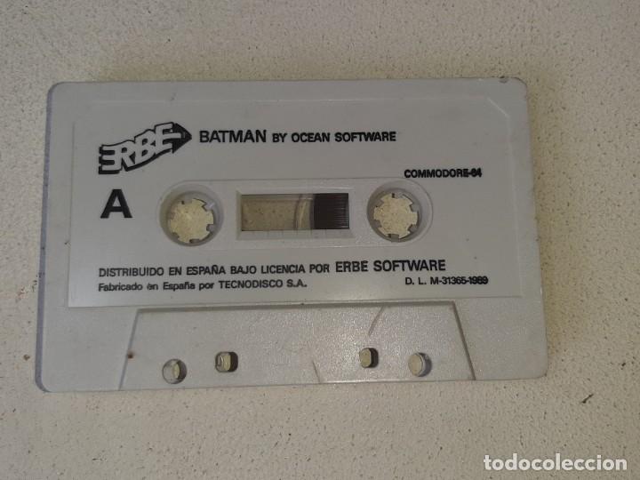 Videojuegos y consolas: COMMODORE 64 : ANTIGUO JUEGO BATMAN BY OCEAN SOFTARE ERBE 1989 - Foto 1