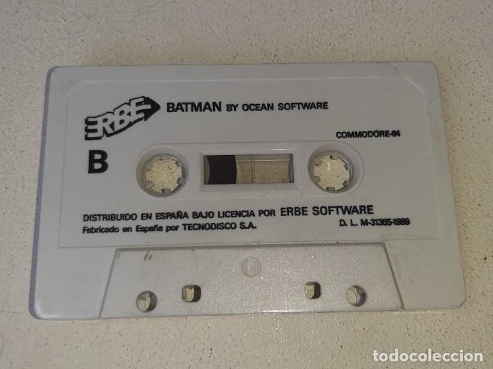 Videojuegos y consolas: COMMODORE 64 : ANTIGUO JUEGO BATMAN BY OCEAN SOFTARE ERBE 1989 - Foto 3