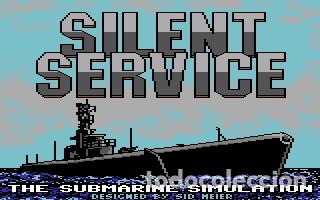 Videojuegos y consolas: Silent Service [MicroProse] 1985 - Erbe Software [Commodore 64 C64] Sid Meier - Foto 5