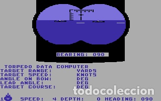 Videojuegos y consolas: Silent Service [MicroProse] 1985 - Erbe Software [Commodore 64 C64] Sid Meier - Foto 9