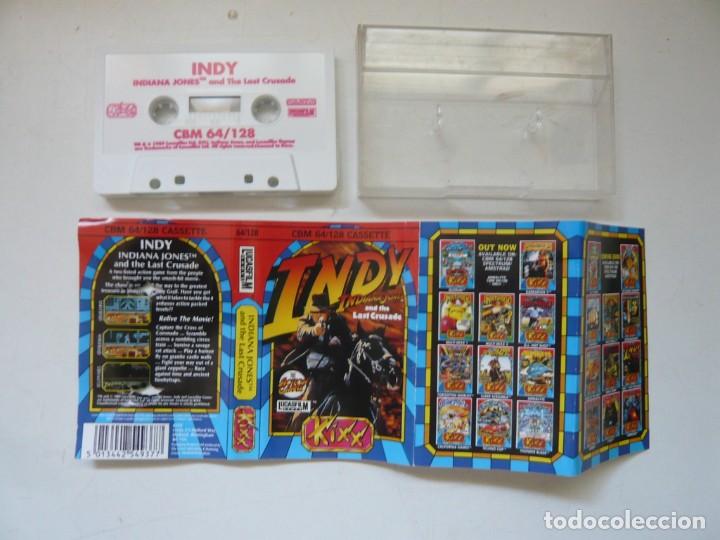 Commodore 64 C64/128 Indiana Jones Y La Ultima Cruzada juego de video cassette 