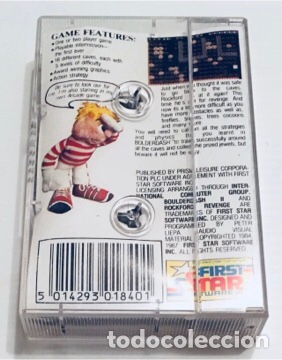 Videojuegos y consolas: BoulderDash II [First Star Software] 1985 [Prism Leisure Corp. / Dro Soft] [Commodore 64 C64] - Foto 2