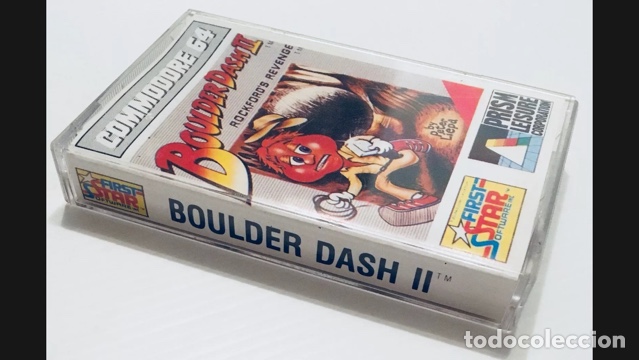 Videojuegos y consolas: BoulderDash II [First Star Software] 1985 [Prism Leisure Corp. / Dro Soft] [Commodore 64 C64] - Foto 3