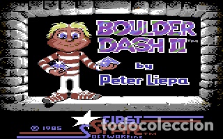Videojuegos y consolas: BoulderDash II [First Star Software] 1985 [Prism Leisure Corp. / Dro Soft] [Commodore 64 C64] - Foto 5