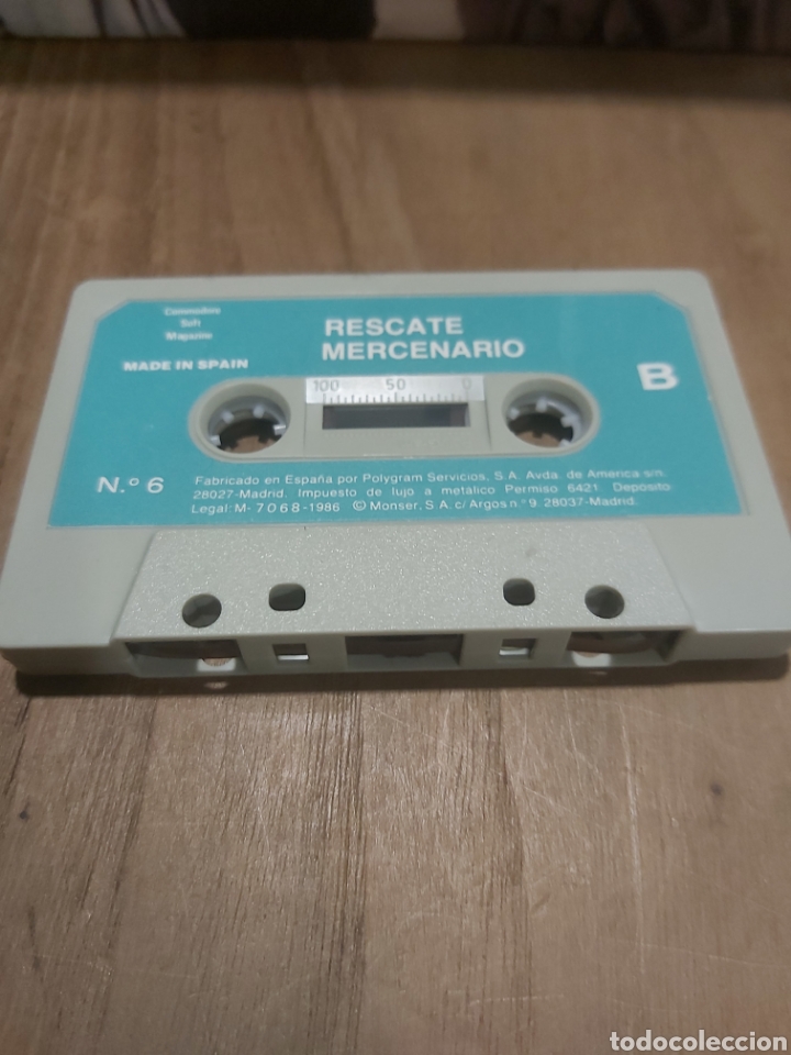 Videojuegos y consolas: 1986 comodore rescate mercenario ORIGINAL sin caja - Foto 2