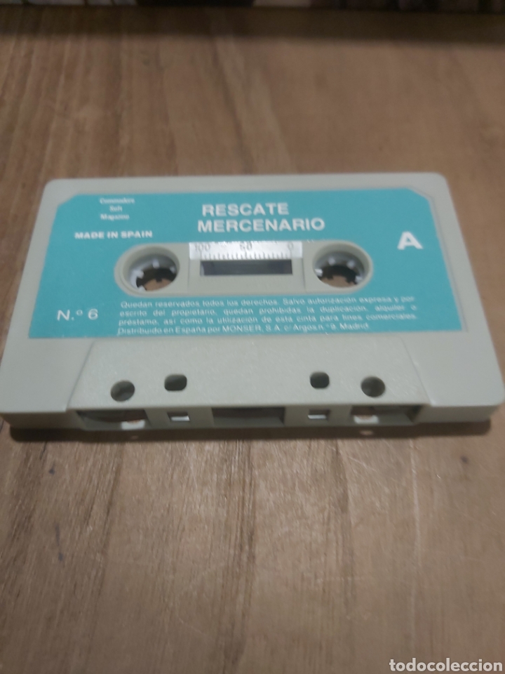 Videojuegos y consolas: 1986 comodore rescate mercenario ORIGINAL sin caja - Foto 1
