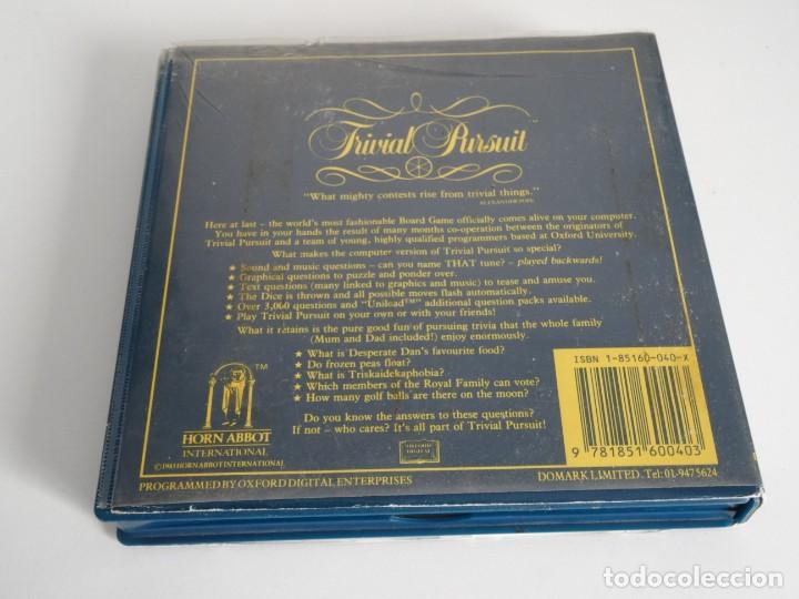 Videojuegos y consolas: COMMODORE 64 C64 - Trivial Pursuit Estuche Pl&aacute;stico Doble Domark - Foto 6