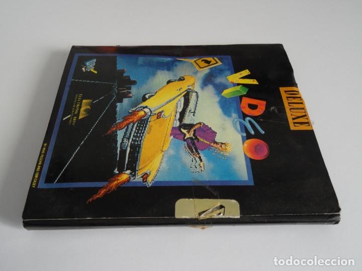 Videojuegos y consolas: COMMODORE AMIGA - Editor de V&iacute;deo Deluxe Electronic Arts Funda Cart&oacute;n - Foto 3