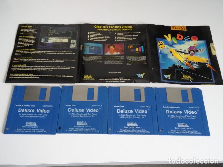 Videojuegos y consolas: COMMODORE AMIGA - Editor de V&iacute;deo Deluxe Electronic Arts Funda Cart&oacute;n - Foto 6