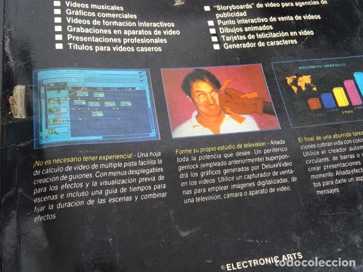 Videojuegos y consolas: COMMODORE AMIGA - Editor de V&iacute;deo Deluxe Electronic Arts Funda Cart&oacute;n - Foto 8