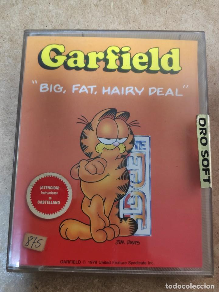Videojuegos y consolas: Juego Garfield COMMODORE 64/128 - Foto 1