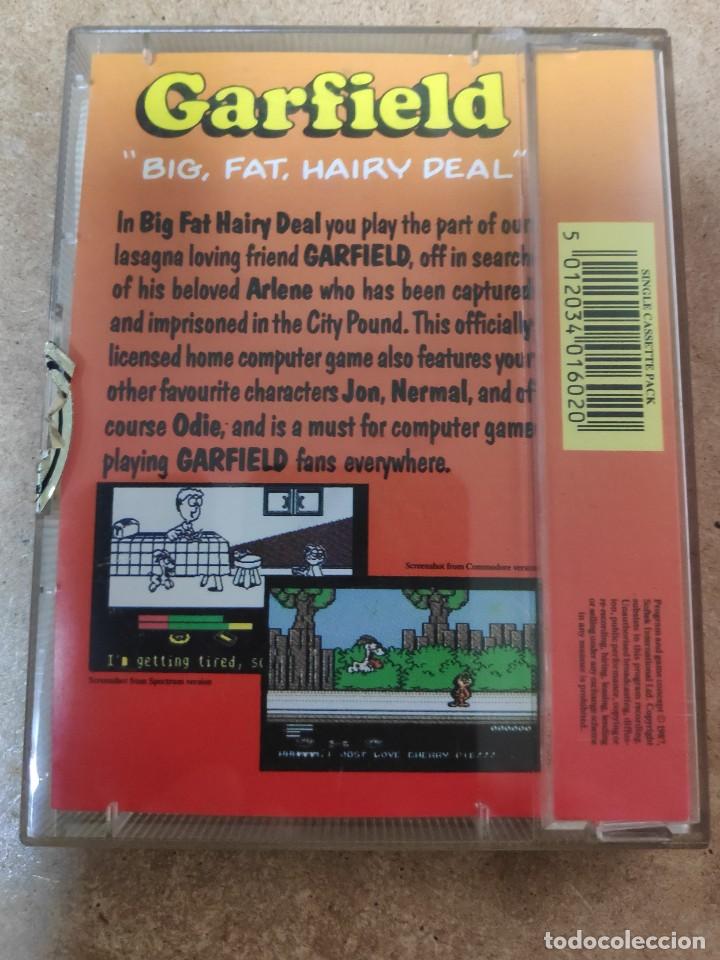 Videojuegos y consolas: Juego Garfield COMMODORE 64/128 - Foto 2
