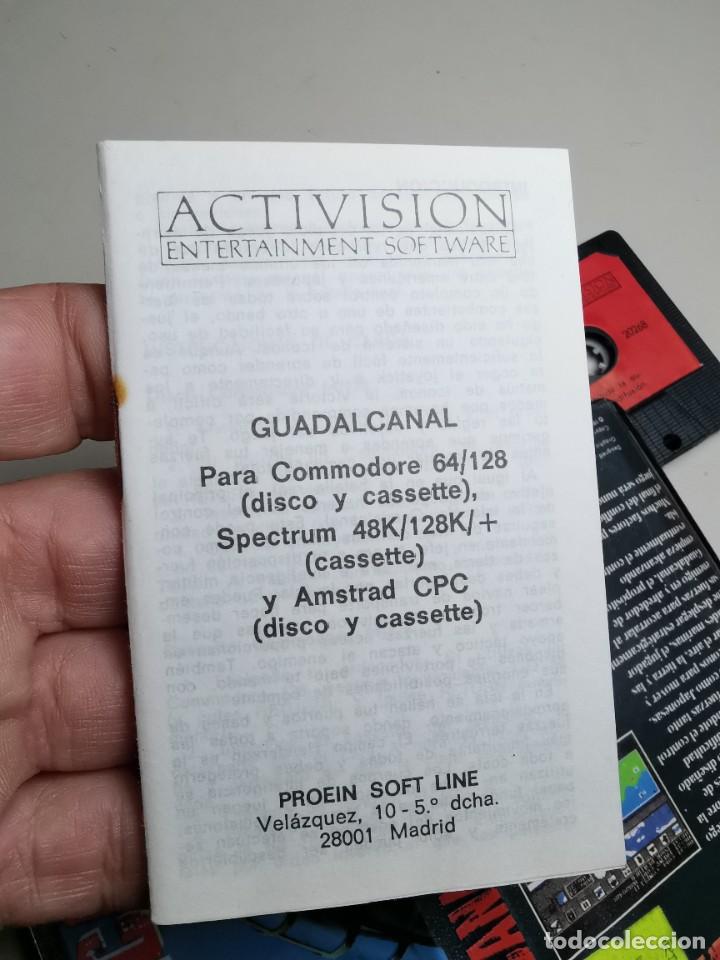Videojuegos y consolas: GUADALCANAL. COMMODORE 64 / 128 CON MANUAL - Foto 13