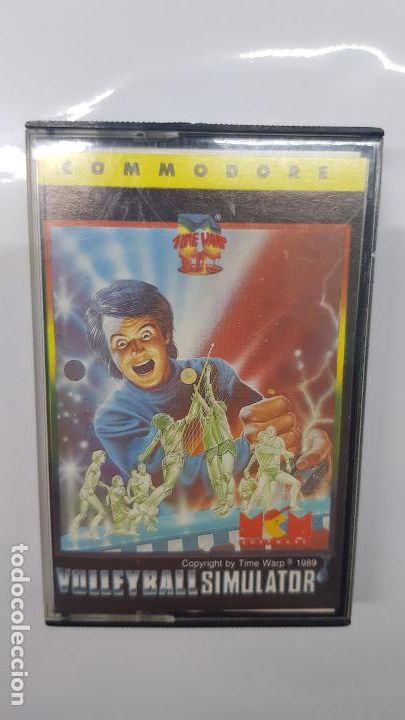 Videojuegos y consolas: Volleyball simulator - Commodore 64, Time Warp, 1989 (Funcionando) - Foto 1