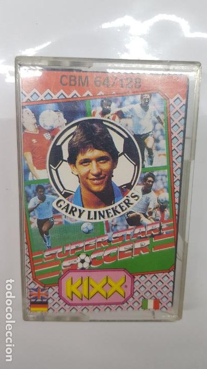 Videojuegos y consolas: Gary Linekers Superstar Soccer - Commodore 64, KIXX, Mindscape, 1987 (Funcionando) - Foto 1